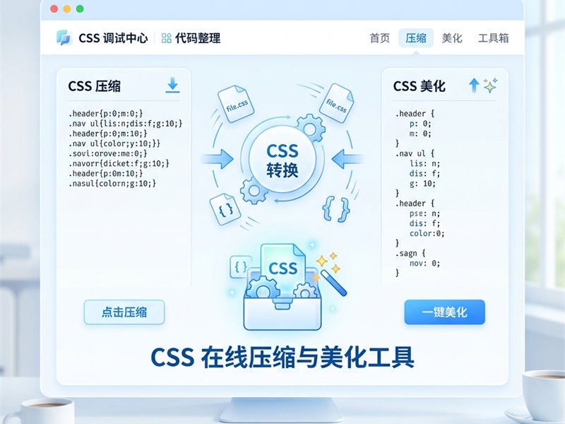 CSS在线压缩与美化工具