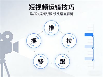 运镜技巧：让短视频画面“动”起来的五种核心手法